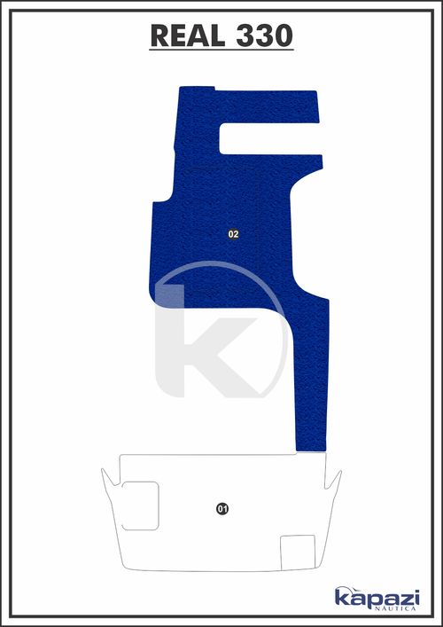 Tapete PVC Vinil Kap para Real 330 - Cockpit