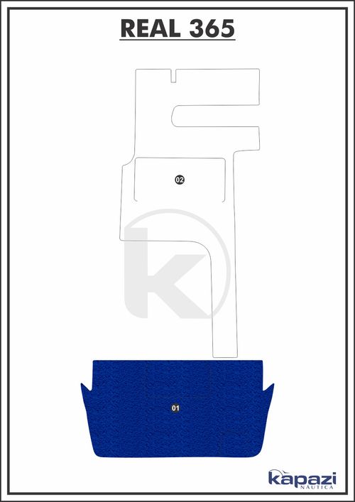 Tapete PVC Vinil Kap para Real 365 - Plataforma
