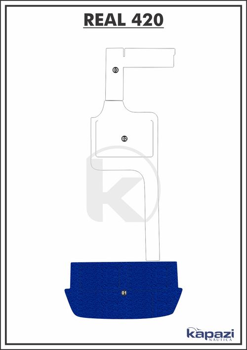 Tapete PVC Vinil Kap para Real 420 - Plataforma