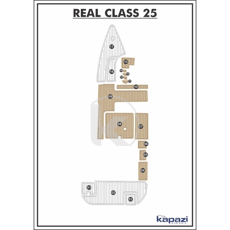 tapete-eva-soft-tech-para-real-class-25-cabinada-cockpit-areia-friso-preto