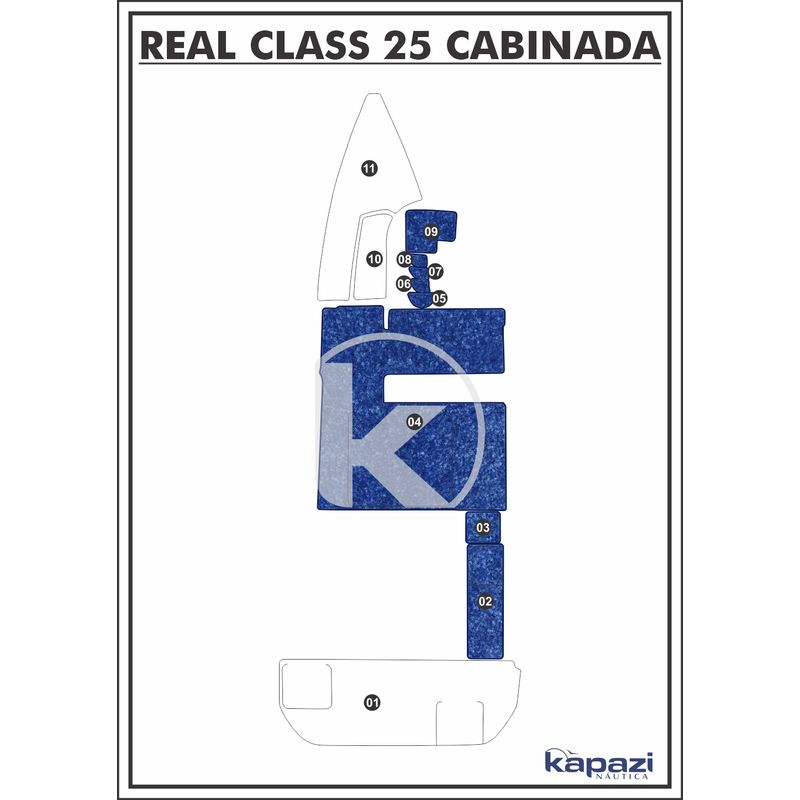 tapete-textil-nauti-clean-para-real-class-25-cabinada-cockpit-azul-maritimo-com-borda