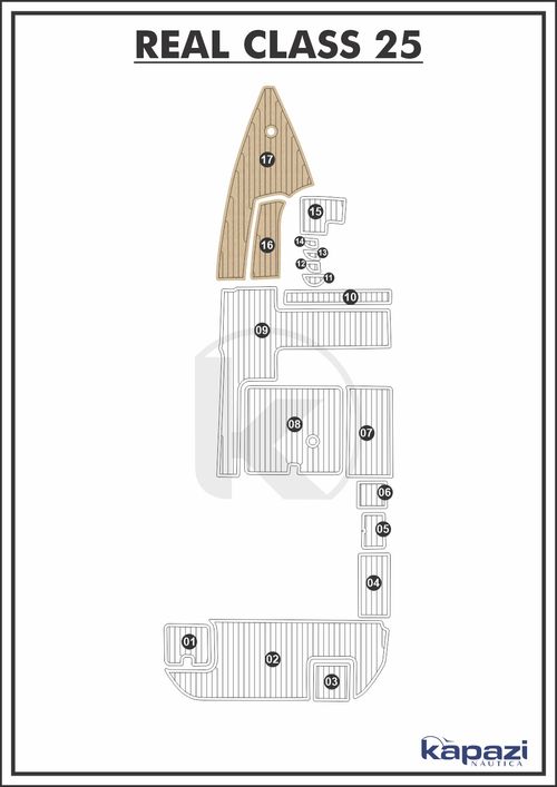Tapete EVA Soft Tech para Real Class 25 Cabinada - Cabine