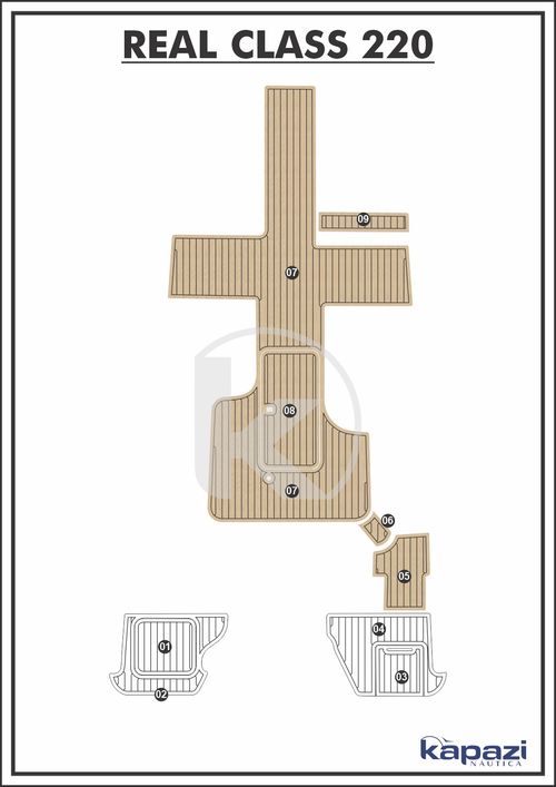 Tapete EVA Soft Tech para Real Class 220 - Cockpit