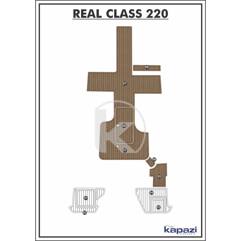 tapete-pvc-thermo-deck-beach-para-real-class-220-cockpit-natural-friso-preto