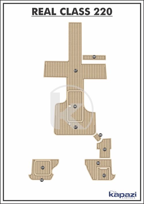 Tapete EVA Soft Tech para Real Class 220 - Completo