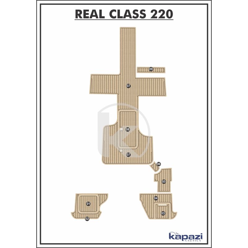 tapete-eva-soft-tech-para-real-class-220-completo-areia-friso-preto