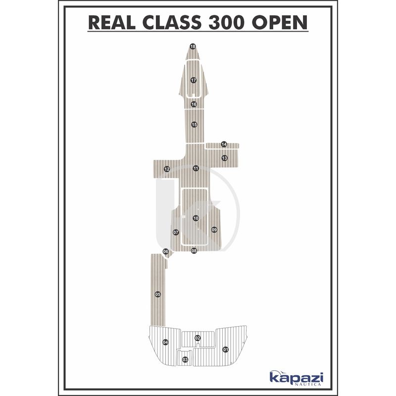 tapete-pvc-thermo-deck-classic-para-real-class-300-open-cockpit-areia-friso-preto