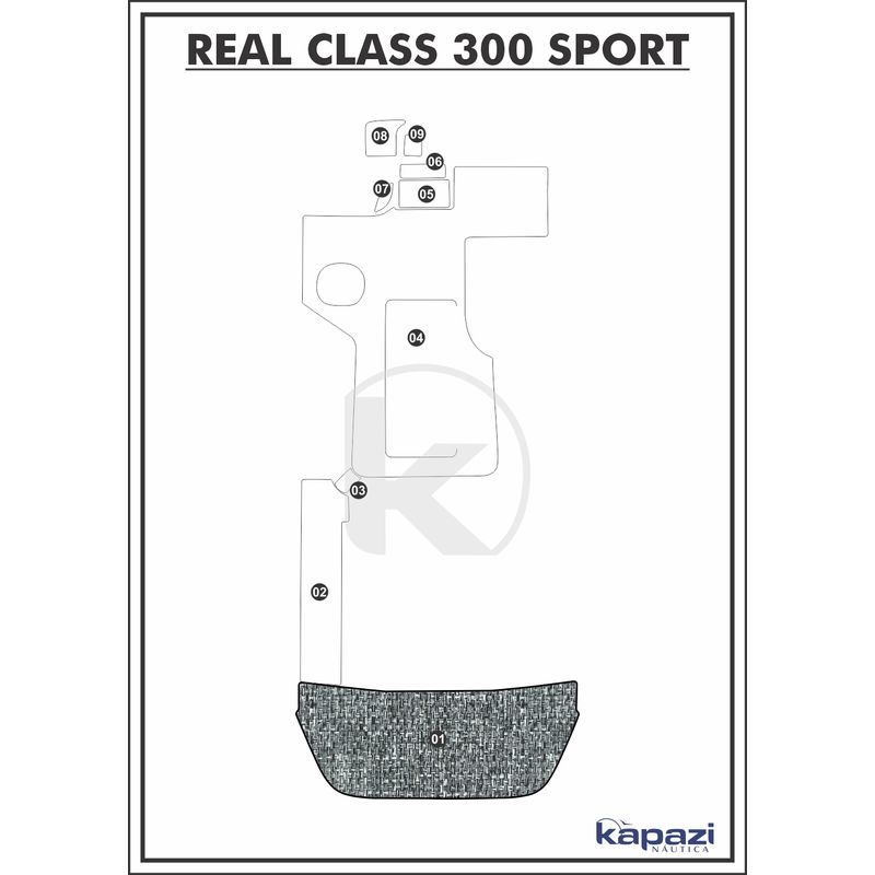 tapete-pvc-nautico-trancado-para-real-class-300-sport-plataforma-branco-e-preto-com-borda