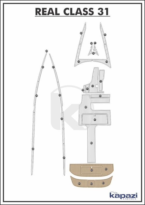 Tapete EVA Soft Tech para Real Class 31 - Plataforma