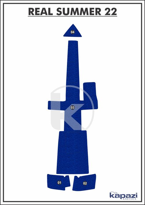 Tapete PVC Vinil Kap para Real Summer 22 - Completo