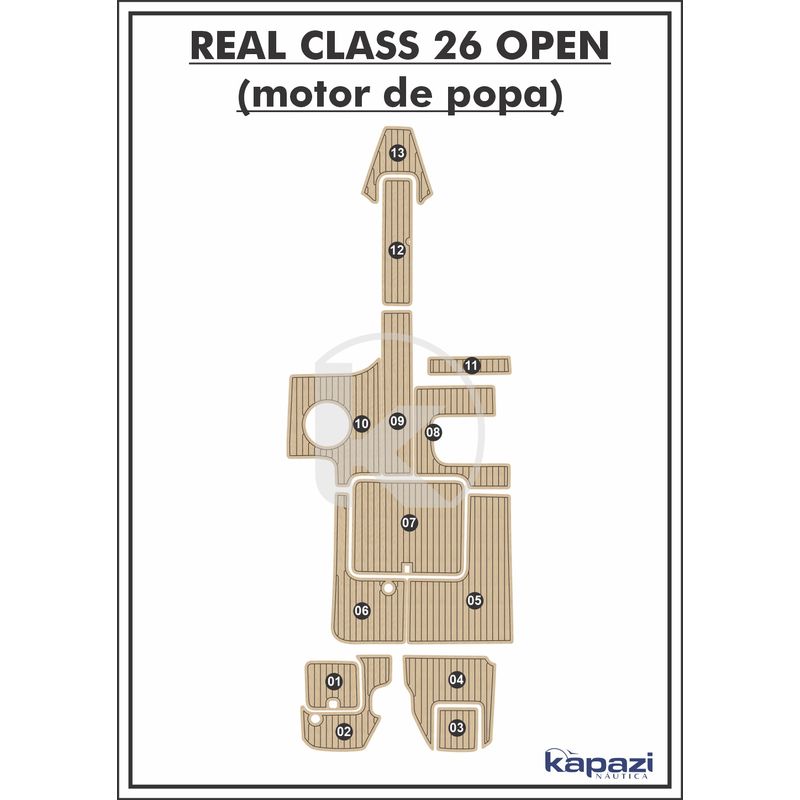 tapete-eva-soft-tech-para-real-class-26-open-motor-de-popa-completo-areia-friso-preto