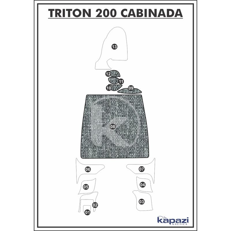 tapete-pvc-nautico-trancado-para-triton-200-cabinada-cockpit-branco-e-preto-com-borda