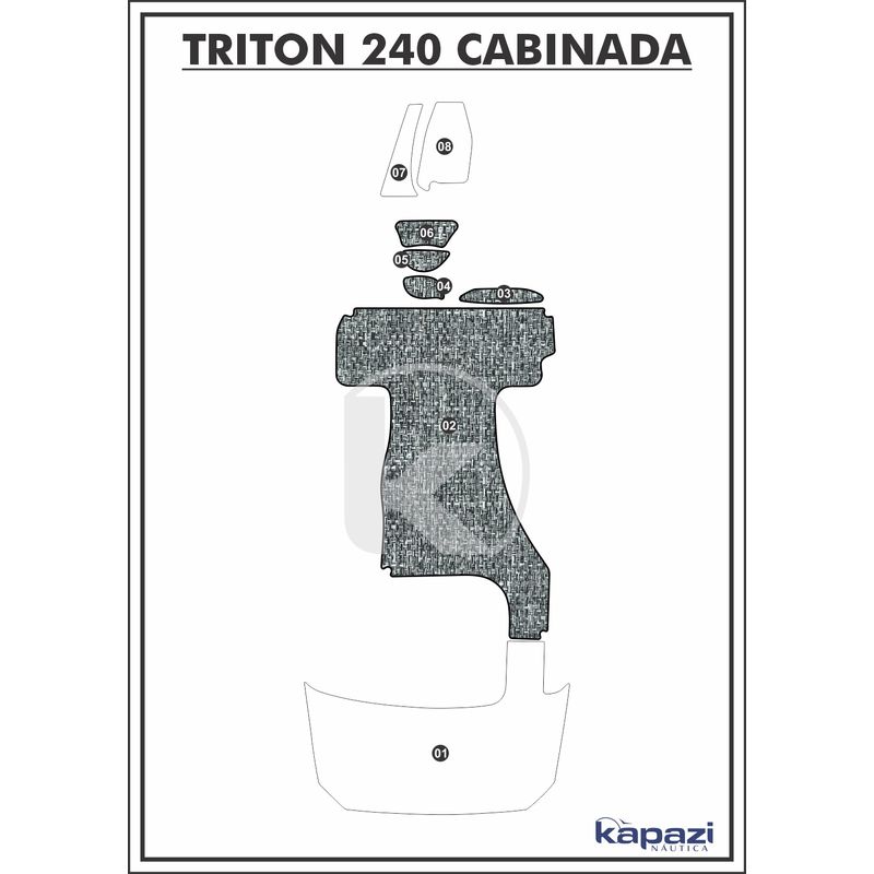 tapete-pvc-nautico-trancado-para-triton-240-cabinada-cockpit-branco-e-preto-com-borda