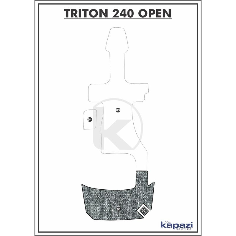 tapete-pvc-nautico-trancado-para-triton-240-open-plataforma-branco-e-preto-com-borda