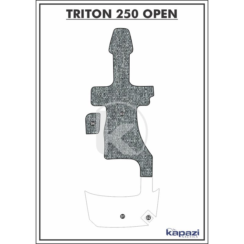 tapete-pvc-nautico-trancado-para-triton-250-open-cockpit-branco-e-preto-com-borda