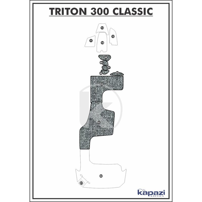 tapete-pvc-nautico-trancado-para-triton-300-classic-cockpit-branco-e-preto-com-borda