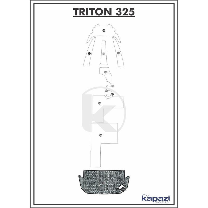 tapete-pvc-nautico-trancado-para-triton-325-plataforma-branco-e-preto-com-borda