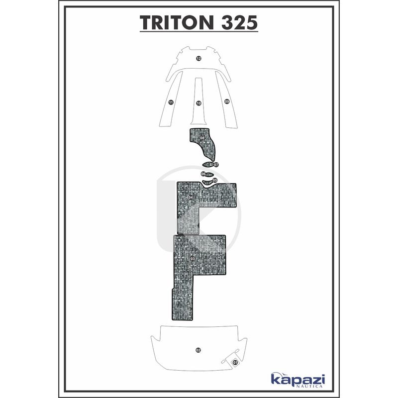 tapete-pvc-nautico-trancado-para-triton-325-cockpit-branco-e-preto-com-borda