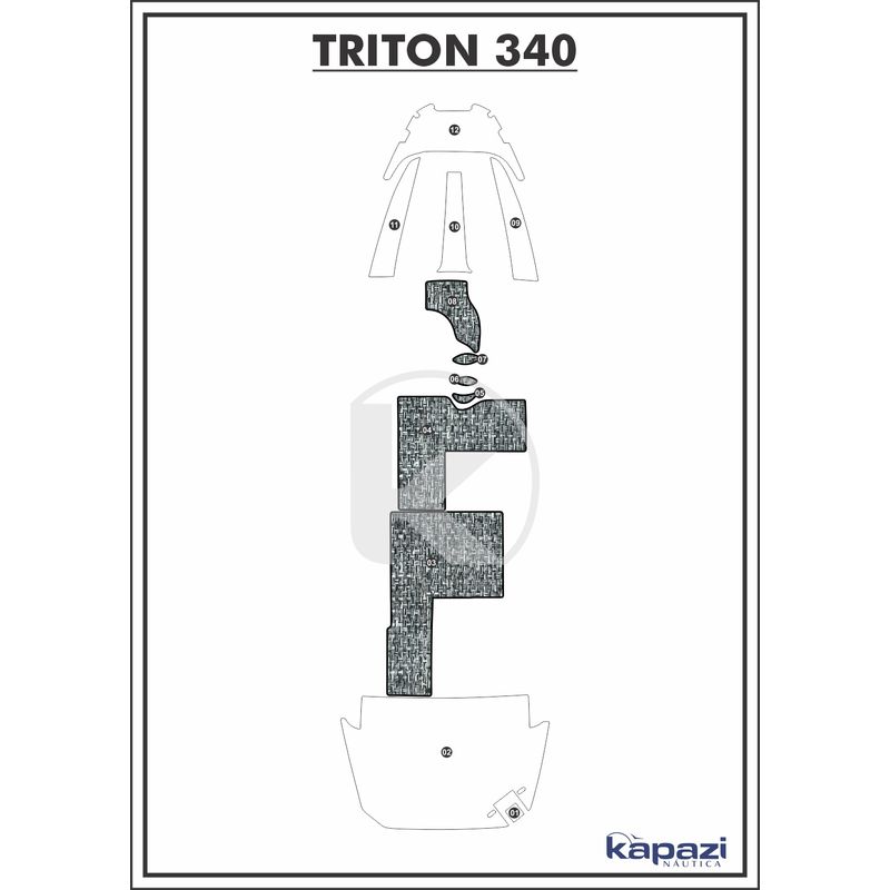 tapete-pvc-nautico-trancado-para-triton-340-cockpit-branco-e-preto-com-borda