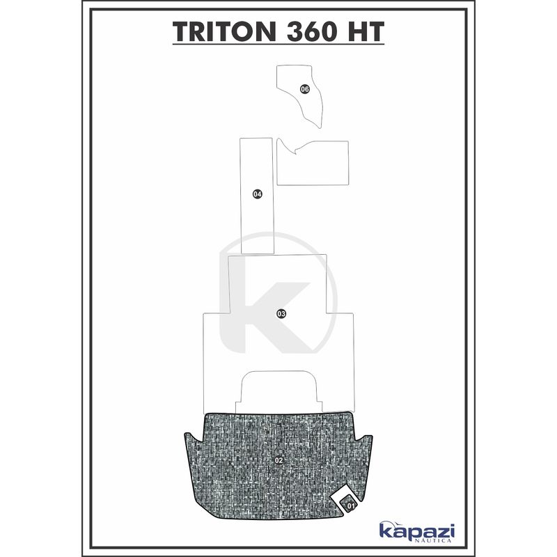 tapete-pvc-nautico-trancado-para-triton-360-ht-plataforma-branco-e-preto-com-borda