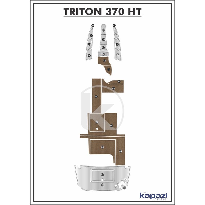tapete-pvc-thermo-deck-beach-para-triton-370-ht-cockpit-natural-friso-preto