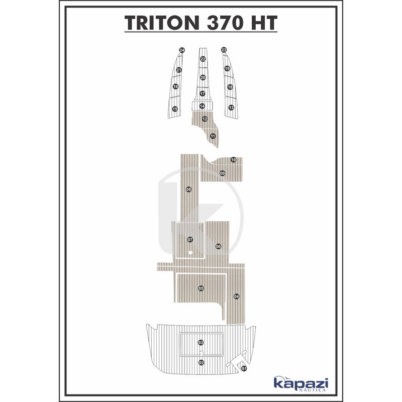 tapete-pvc-thermo-deck-classic-para-triton-370-ht-cockpit-areia-friso-preto