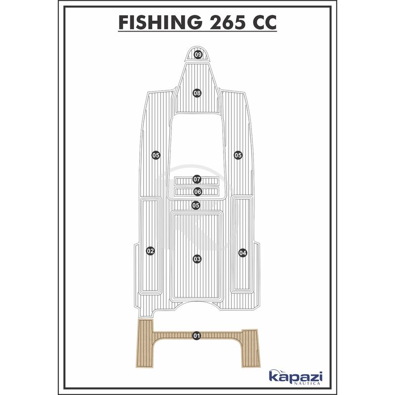 Tapete-EVA-Soft-Tech-para-Fishing-265-CC-Plataforma-Areia-friso-Preto