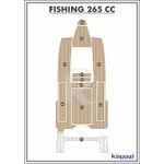 Tapete-EVA-Soft-Tech-para-Fishing-265-CC-Cockpit-Areia-friso-Preto