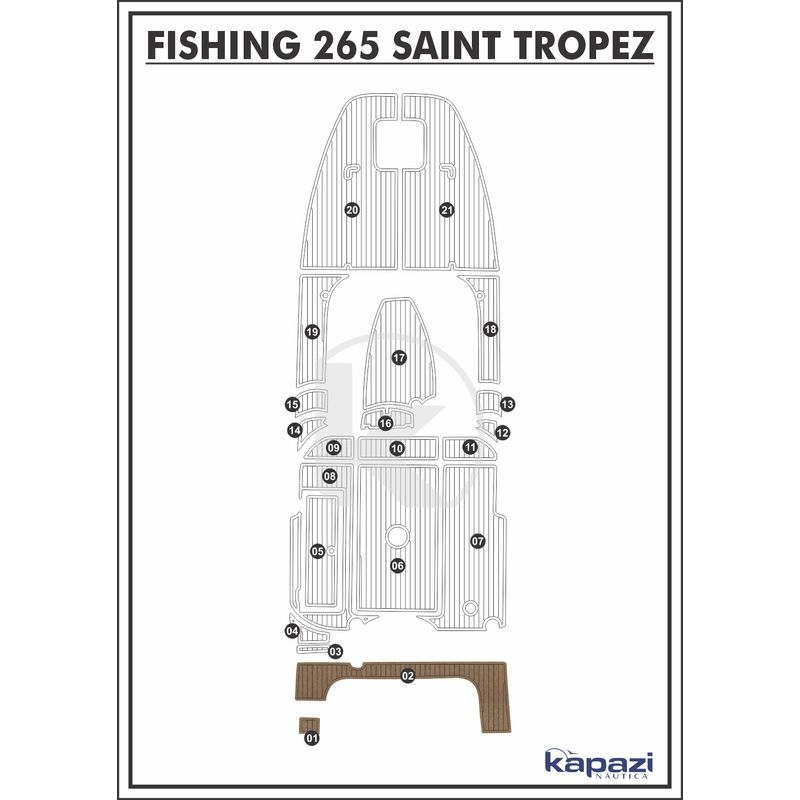 Tapete-PVC-Thermo-Deck-Beach-para-Fishing-265-Saint-Tropez-Plataforma-Natural-friso-Preto