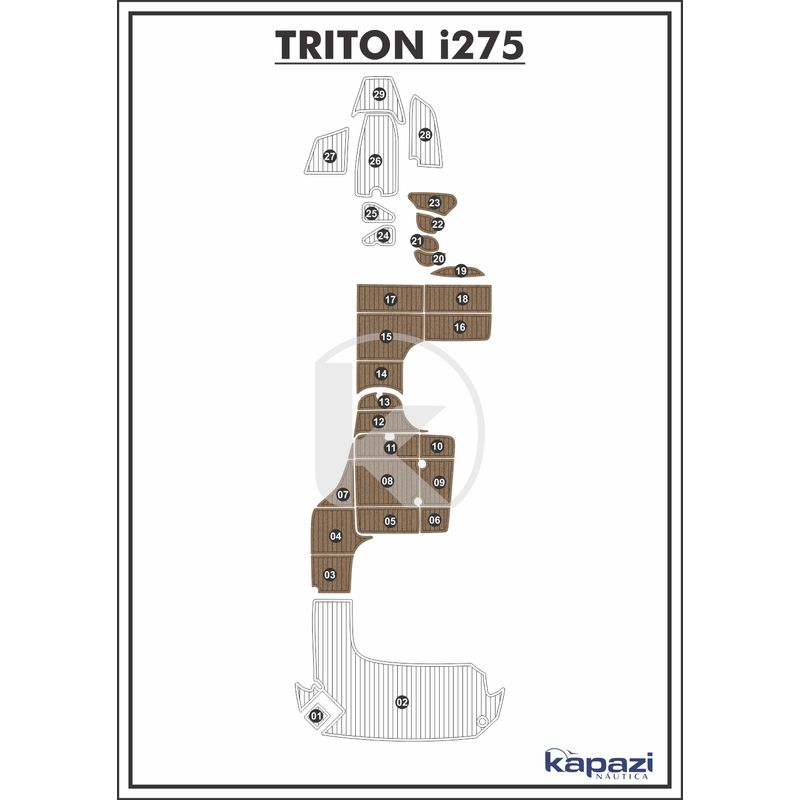 tapete-pvc-thermo-deck-beach-para-triton-i-275-cockpit-natural-friso-preto