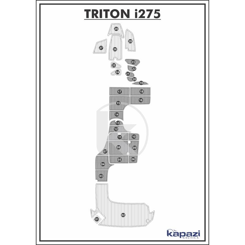 tapete-pvc-thermo-deck-comfort-para-triton-i-275-cockpit-cinza-friso-preto