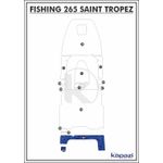 Tapete-Textil-Nauti-Clean-para-Fishing-265-Saint-Tropez-Plataforma-Azul-Maritimo-com-Borda
