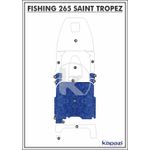 Tapete-Textil-Nauti-Clean-para-Fishing-265-Saint-Tropez-Cockpit-Azul-Maritimo-com-Borda