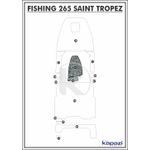 Tapete-PVC-Nautico-Trancado-para-Fishing-265-Saint-Tropez-Cabine-Branco-e-Preto-com-Borda