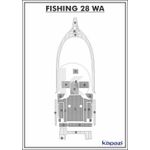 Tapete-PVC-Thermo-Deck-Comfort-para-Fishing-28-WA-Cockpit-Cinza-friso-Preto