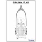 Tapete-PVC-Thermo-Deck-Comfort-para-Fishing-28-WA-Passadico-Cinza-friso-Preto