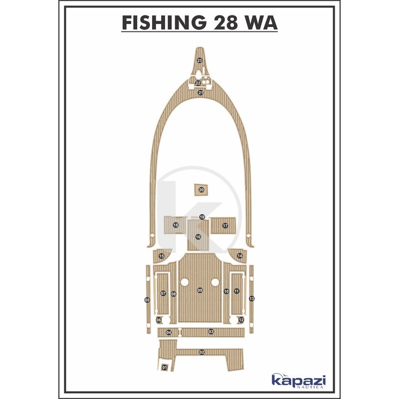 Tapete-EVA-Soft-Tech-para-Fishing-28-WA-Completo-Areia-friso-Preto