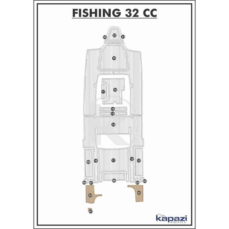 Tapete-EVA-Soft-Tech-para-Fishing-32-CC-Plataforma-Areia-friso-Preto