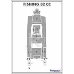 Tapete-PVC-Thermo-Deck-Comfort-para-Fishing-32-CC-Cockpit-Cinza-friso-Preto