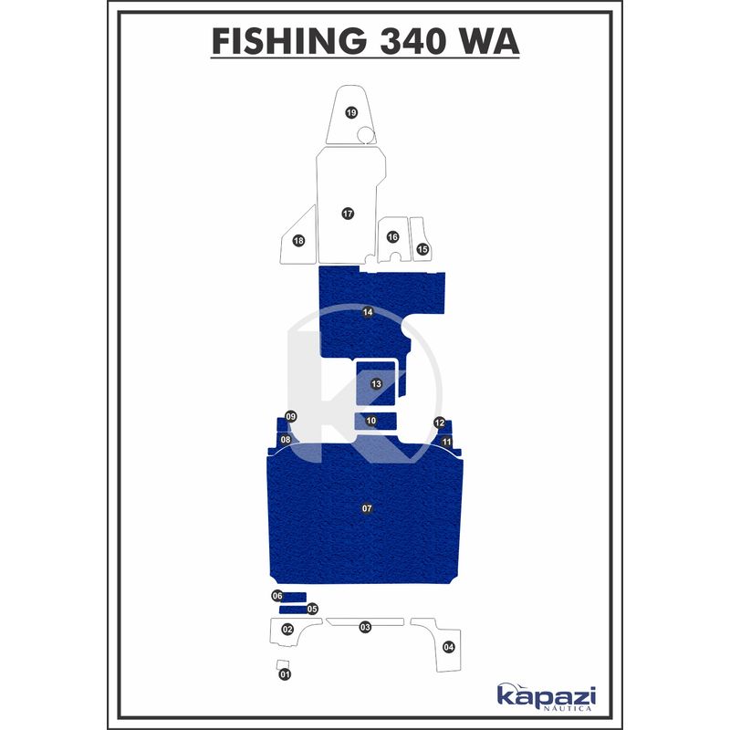 Tapete-PVC-Vinil-Kap-para-Fishing-340-WA-Cockpit-Azul-Royal