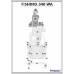Tapete-PVC-Thermo-Deck-Comfort-para-Fishing-340-WA-Cabine-Cinza-friso-Preto