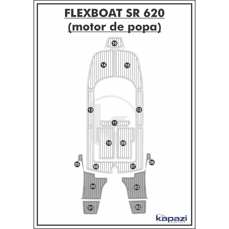 tapete-pvc-thermo-deck-comfort-para-flexboat-sr-620-motor-de-popa-plataforma-cinza-friso-preto