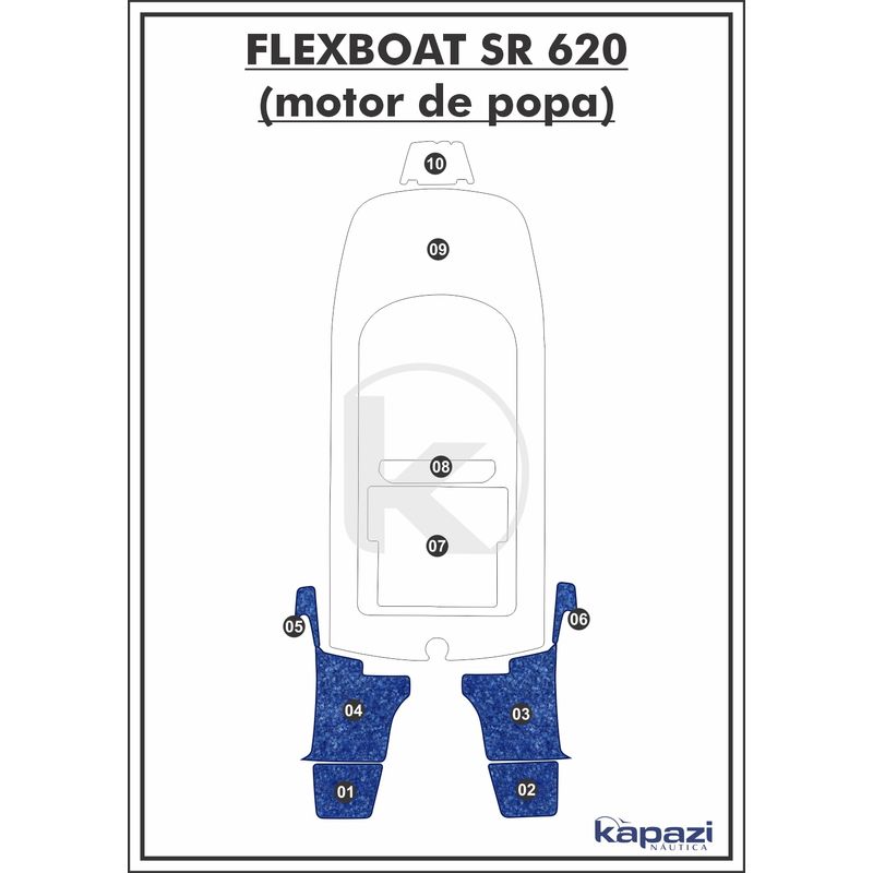 tapete-textil-nauti-clean-para-flexboat-sr-620-motor-de-popa-plataforma-azul-maritimo-com-borda
