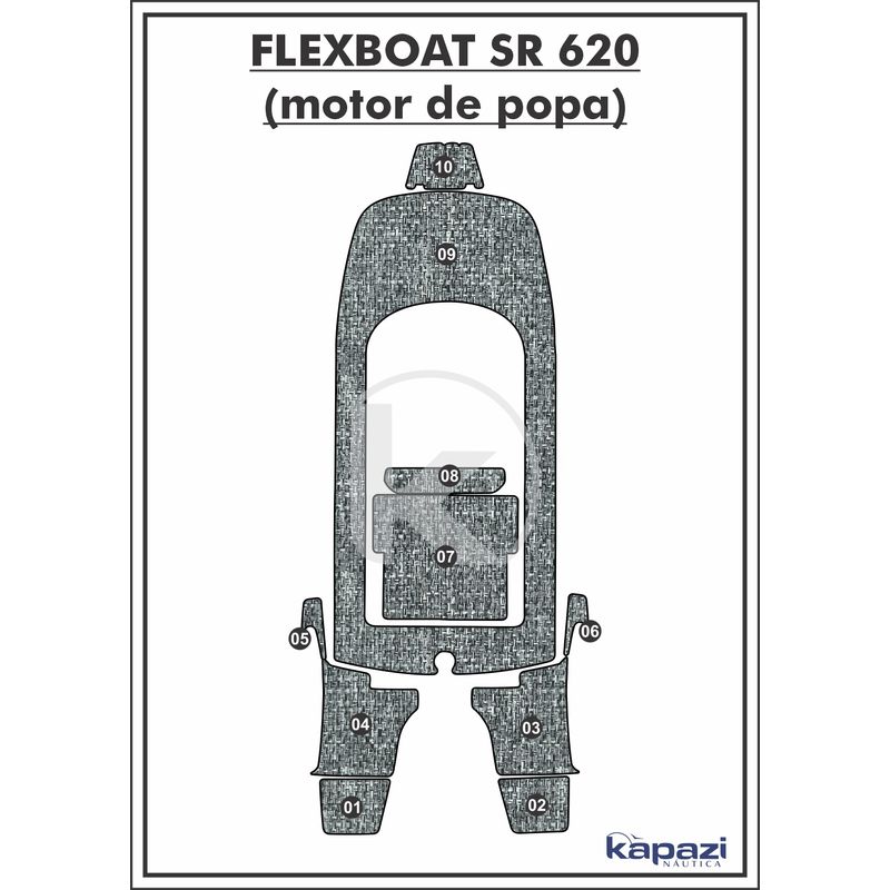 tapete-pvc-nautico-trancado-para-flexboat-sr-620-motor-de-popa-completo-branco-e-preto-com-borda