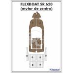 tapete-pvc-thermo-deck-beach-para-flexboat-sr-620-motor-de-centro-cockpit-natural-friso-preto