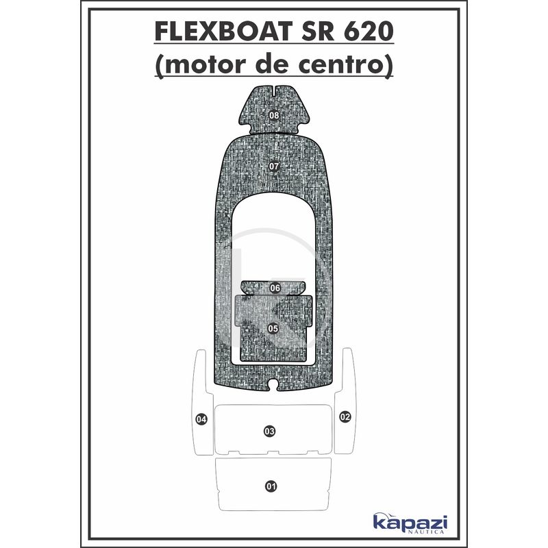 tapete-pvc-nautico-trancado-para-flexboat-sr-620-motor-de-centro-cockpit-branco-e-preto-com-borda