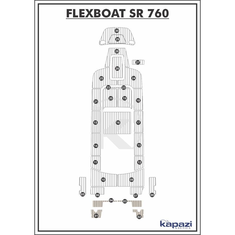 tapete-pvc-thermo-deck-classic-para-flexboat-sr-760-plataforma-areia-friso-preto