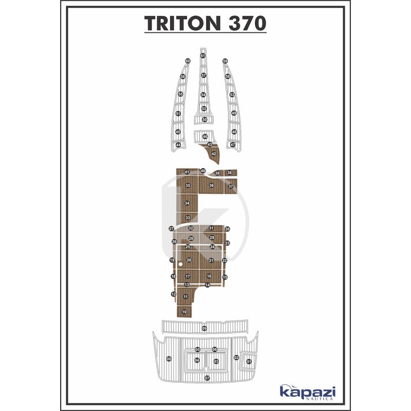 tapete-pvc-thermo-deck-beach-para-triton-370-cockpit-natural-friso-preto