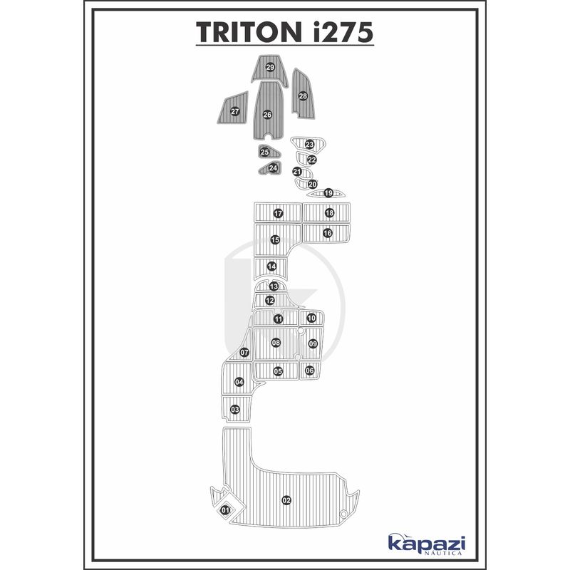 tapete-pvc-thermo-deck-comfort-para-triton-i-275-cabine-cinza-friso-preto