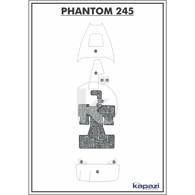 tapete-pvc-nautico-trancado-para-phantom-245-cockpit-branco-e-preto-com-borda